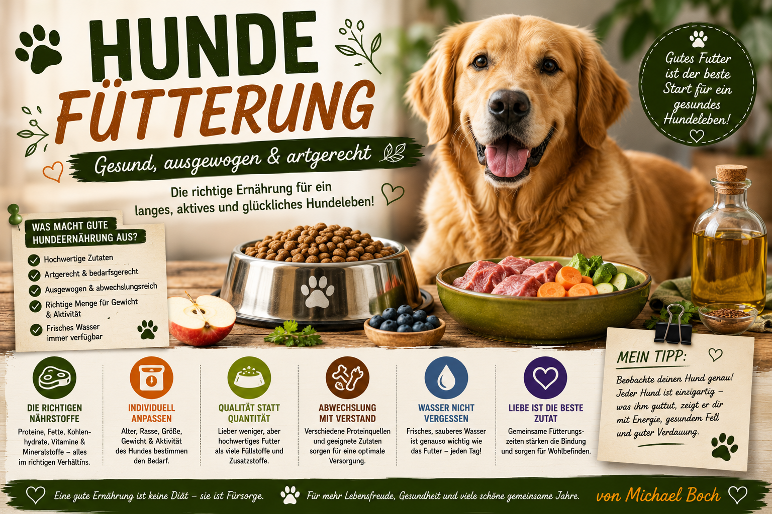 Hundefütterung