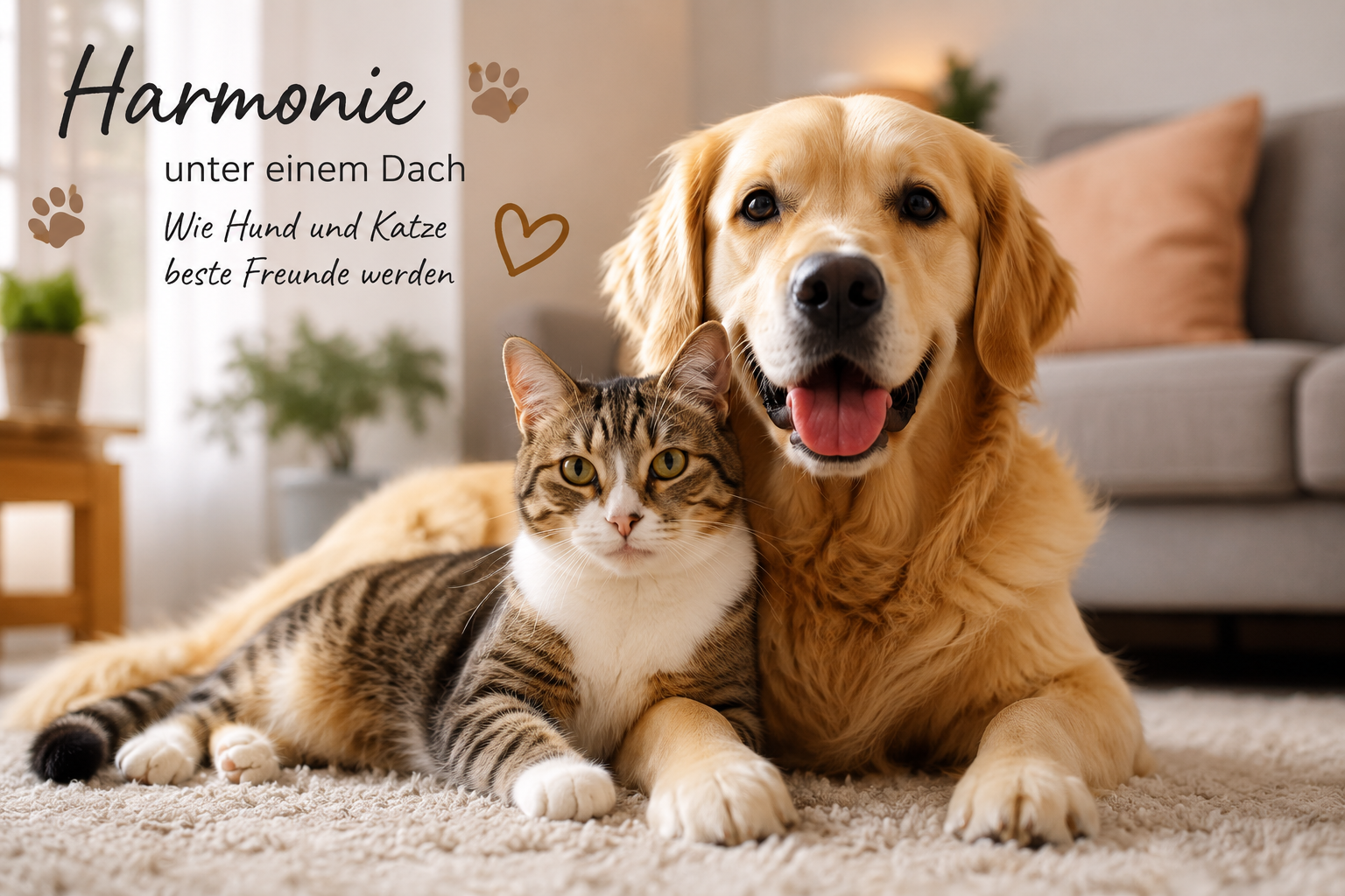 Harmonie unter einem Dach – Wie Hund und Katze beste Freunde werden