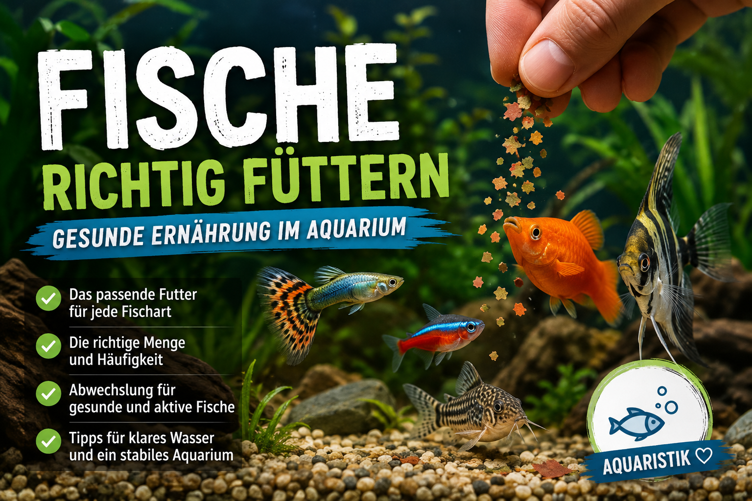 Fütterung von Aquarienfischen